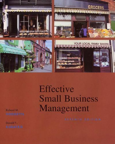 Effective Small Business Management, Paperback by Hodgetts, Richard M ...