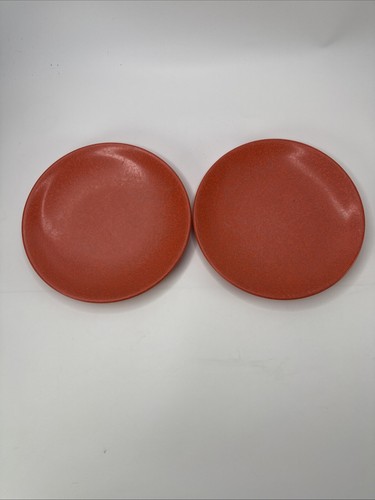 V Russel Wright Melamine by Northern Boston Boston Orange saucers (4) plates (2) - Picture 2 of 8