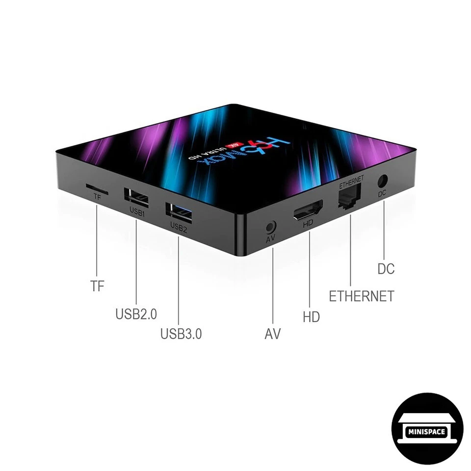 H96 max RK3528 set-top box Android 13 4Gb/64Gb dual WIFI with Bluetooth player - Image 3 of 4