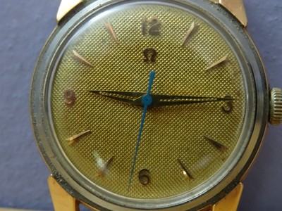 OMEGA WATCH EARLY & FIRST MODEL CALIBER 471 WATERPROOF ANTIQUE VTG RARE WIND UP 