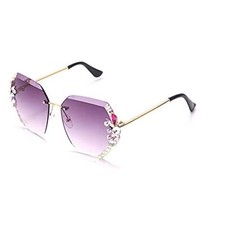 Vintage Square Rhinestone Sunglasses Luxury Bling Diamond Eyewear for Women