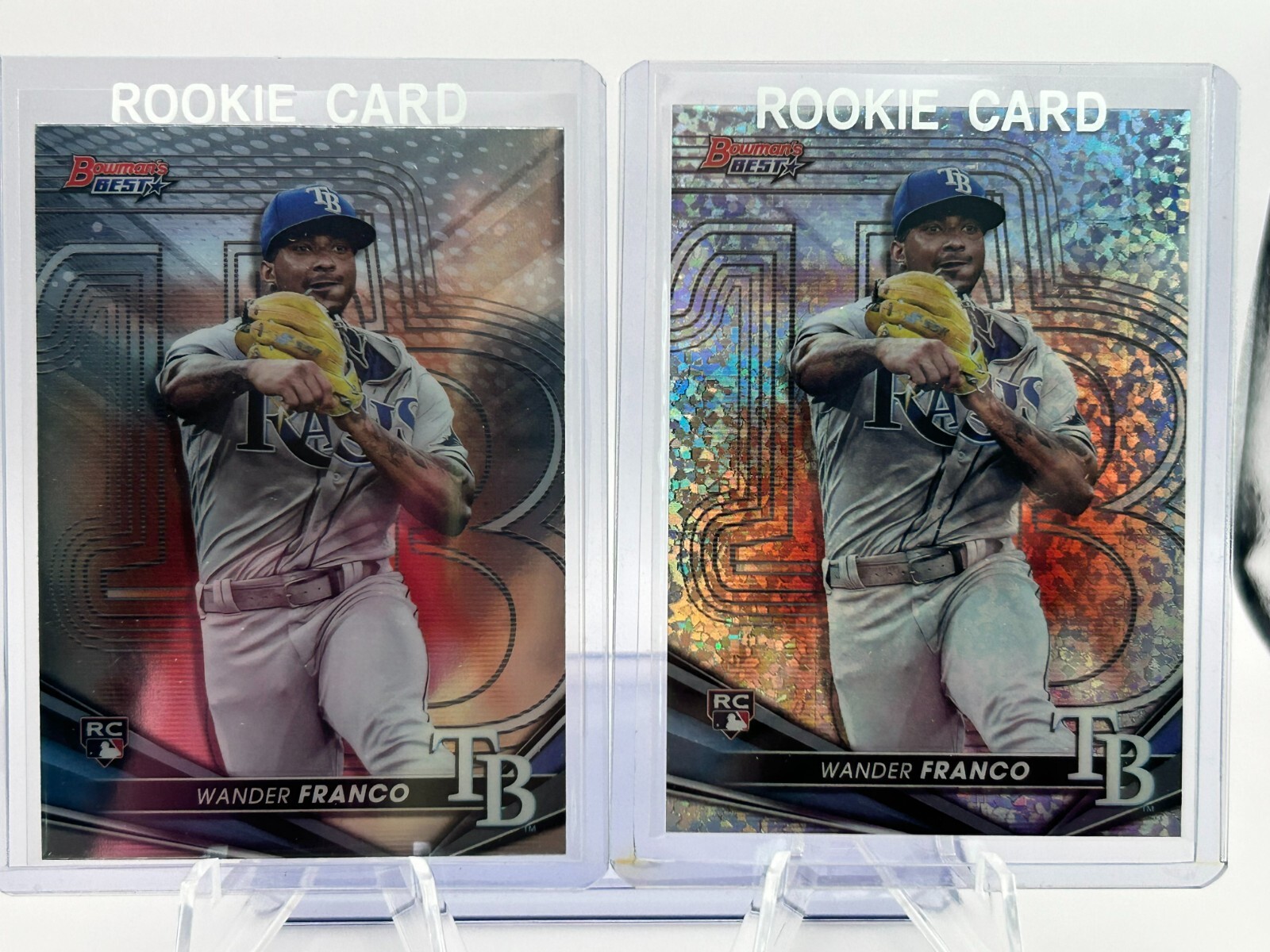 WANDER FRANCO 2022 BOWMANS BEST MINI DIAMOND REFRACTOR 59/299 + BASE #39 JT