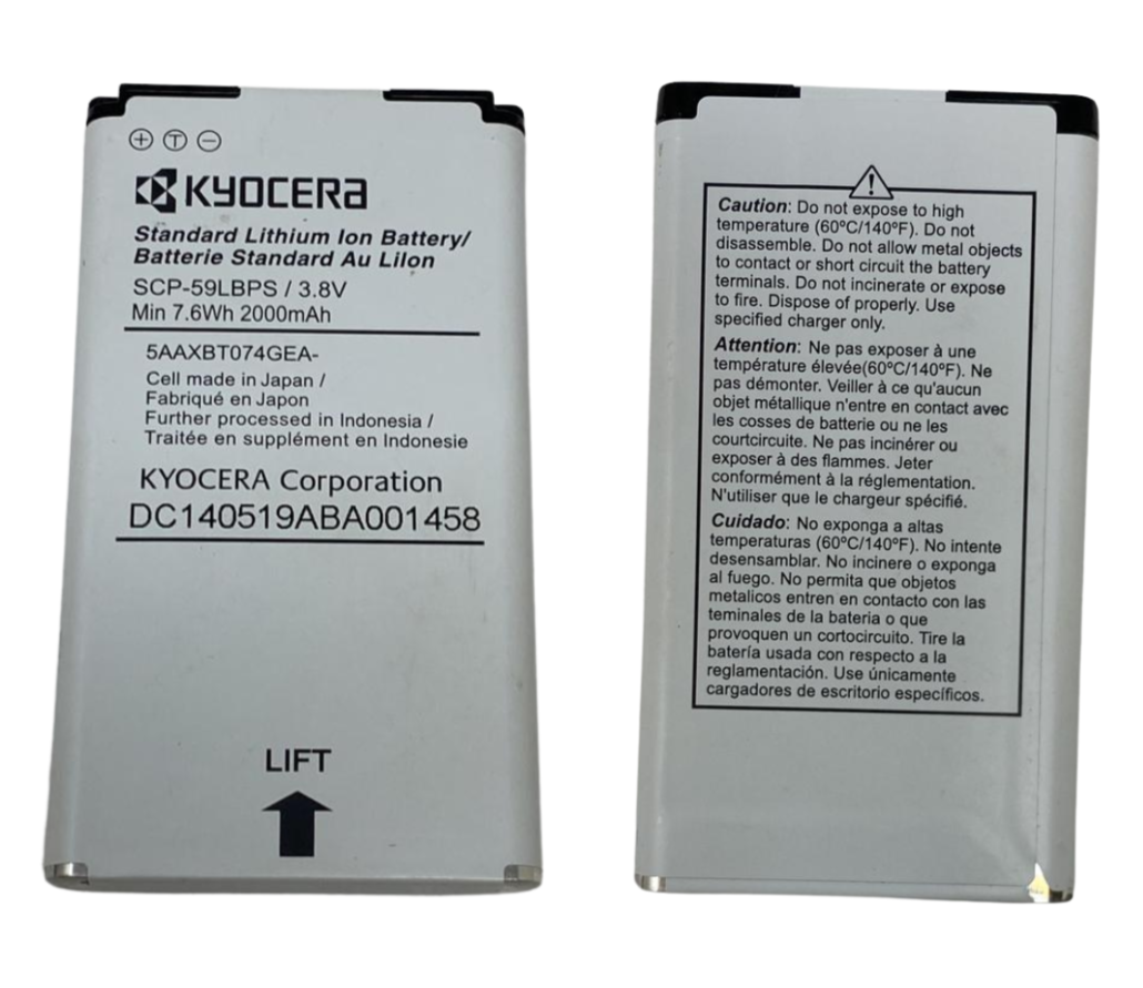 Battery SCP-59LBPS For Kyocera C6725 C6730 Hydro Icon Hydro Vibe