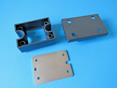 Vergusskasten, mit Alu-Bodenplatte und IP20 Deckel