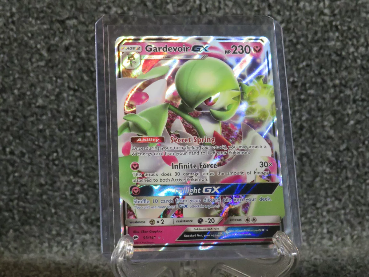 Gardevoir Gx World Champion ULTRA RARE 93/147 SM Burning Shadow Pokemon NM  Promo