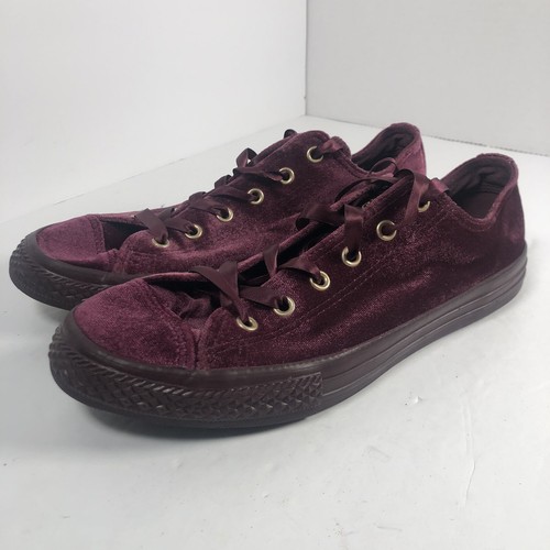 converse purple velvet