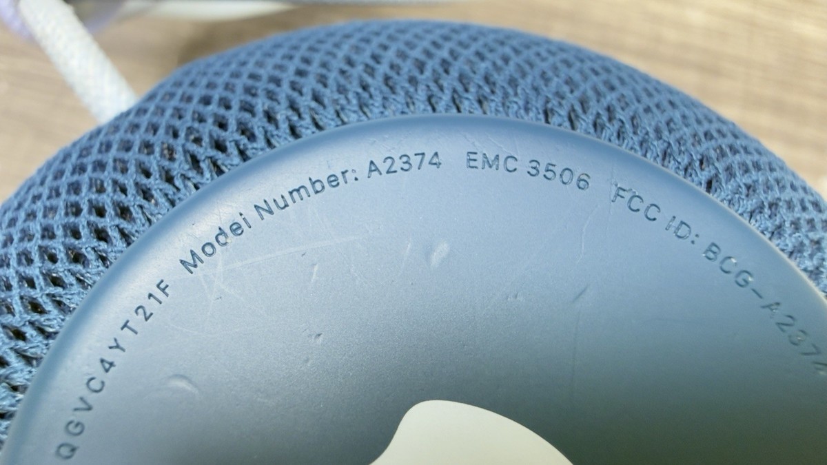 Apple HomePod Mini Smart Speaker Blue Model A2374 Tested Works | eBay