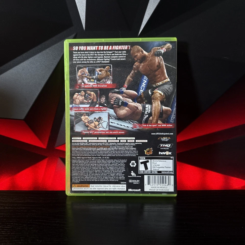 UFC 2009 Undisputed - Microsoft Xbox 360 - CIB Tested & Working - Image 2 of 3