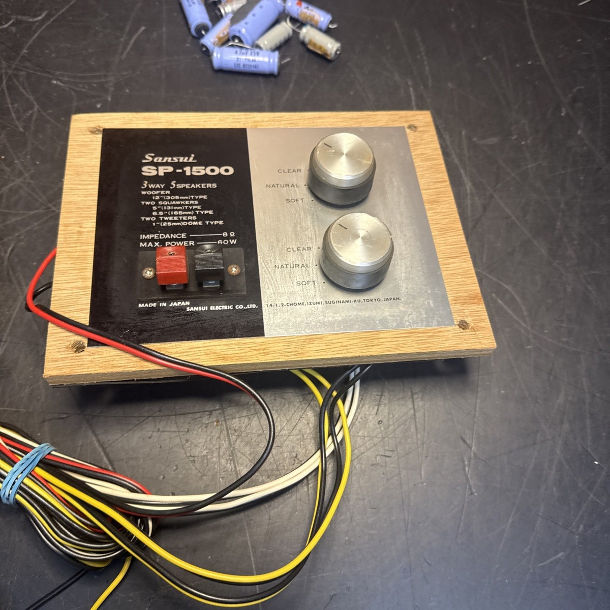 Rebuilt Sansui SP-1500 Vintage Stereo Speaker - Pair of Crossovers