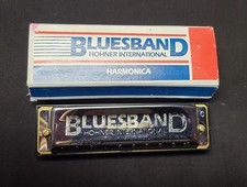 Hohner International Bluesband C Harmonica with Original Box