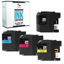 4PK Compatible LC20E CMYi Ink Cartridges XXL fits Brother MFC-J5920DW J985DW