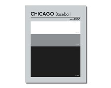 compare to CHICAGO WHITE SOX Baseball Color Swatch Photo 8x10 11x14 16x20