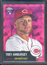 Trey Amburgey 2022 Topps Chrome Platinum Red Atomic Refractor #84 (78/100)