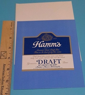 Vintage Hamm's Beer Halmark Card, Unused B37