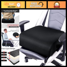 Extra Thick Office Chair Cushion, Memory Foam Booster Seat for Pain Relief, 18x1