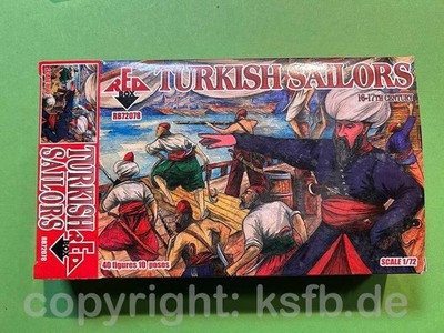 1:72 RedBox #078 spätes Mittelalter etc.  Türkei Seeleute Matrosen Segelschiff