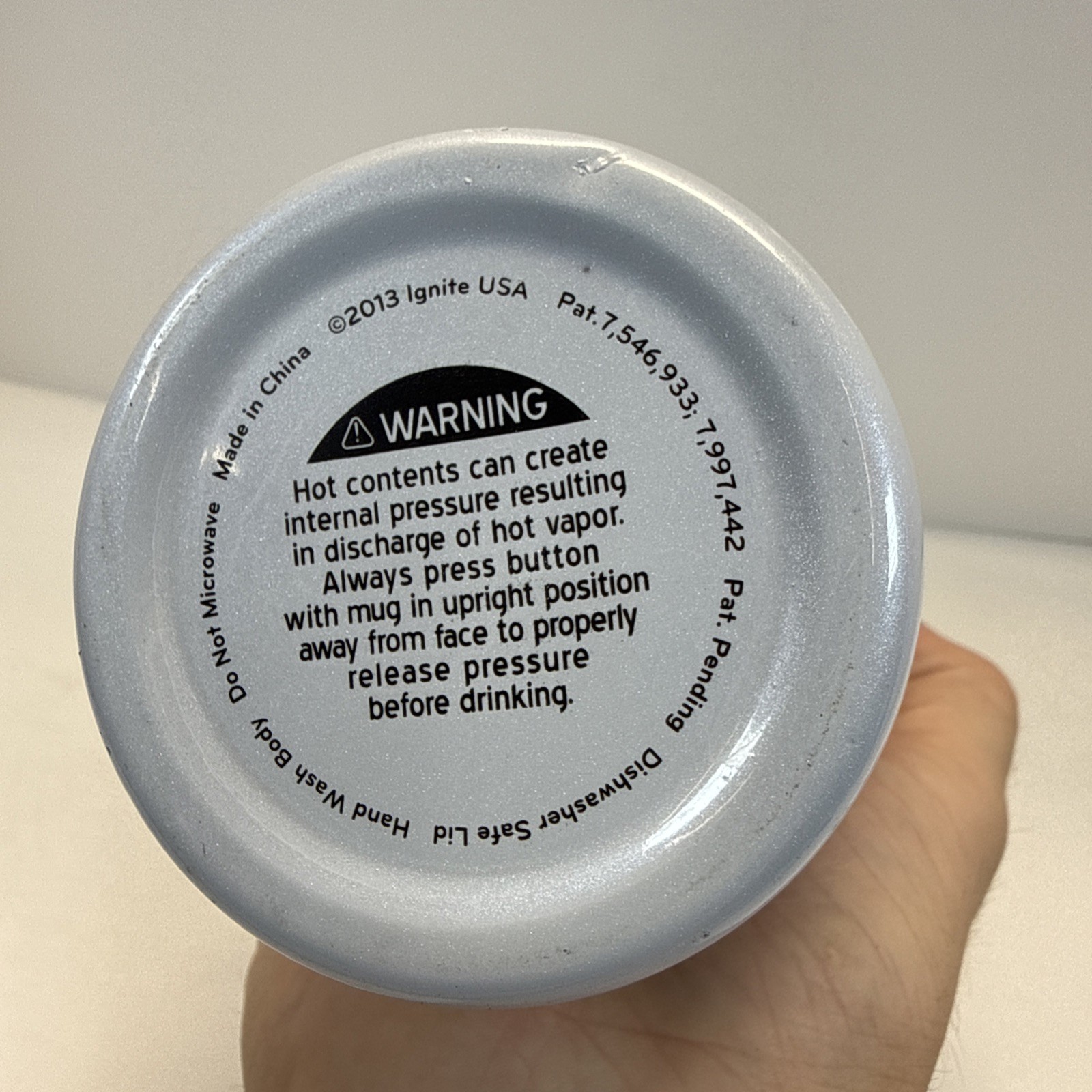 Contigo Autoseal Travel Mug 16 oz White Color Stainless Steel 2013