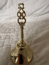 Vintage Brass Tiered Handle Bell likely from 1970s-1980 excellent condition