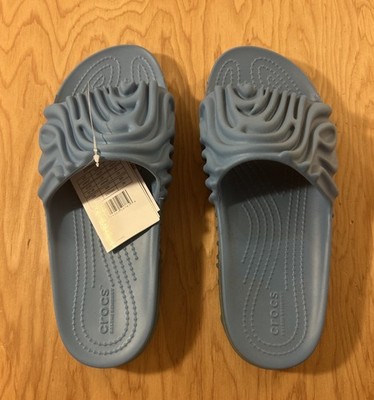Crocs Pollex Slide by Salehe Bembury - Color: Tashmoo Blue - Size 5 M / 7 W