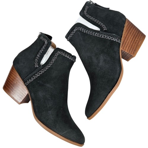 Dolce Vita Dylan Suede Bootie Dark Gray 9 NWT