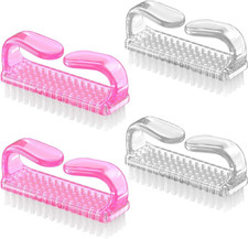 Handle Grip Nail Brush, Hand Fingernail Brush Cleaner Scrubbing Kit Pedicure for