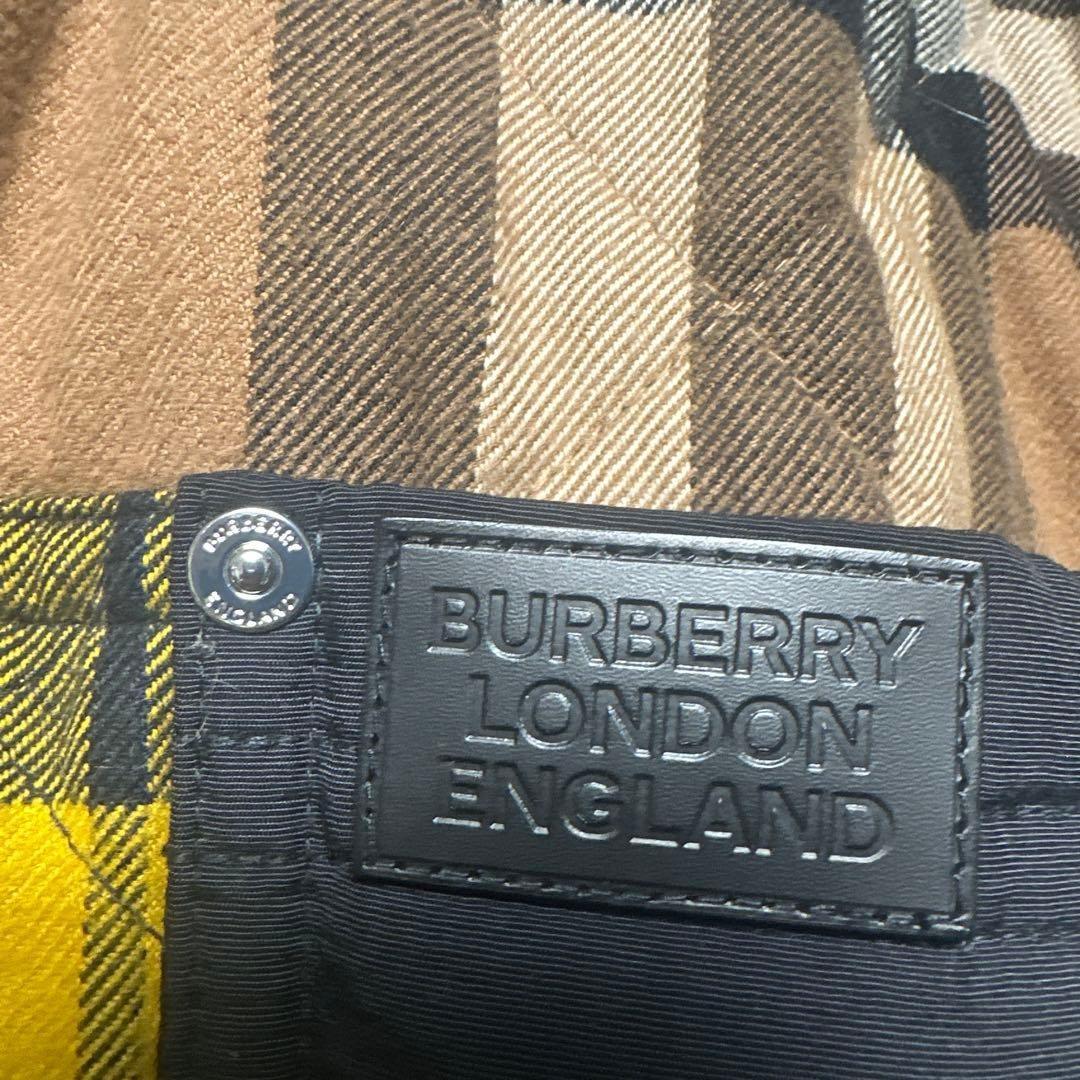 BURBERRY Check Pattern Patchwork Jacket Reversibl… - image 9