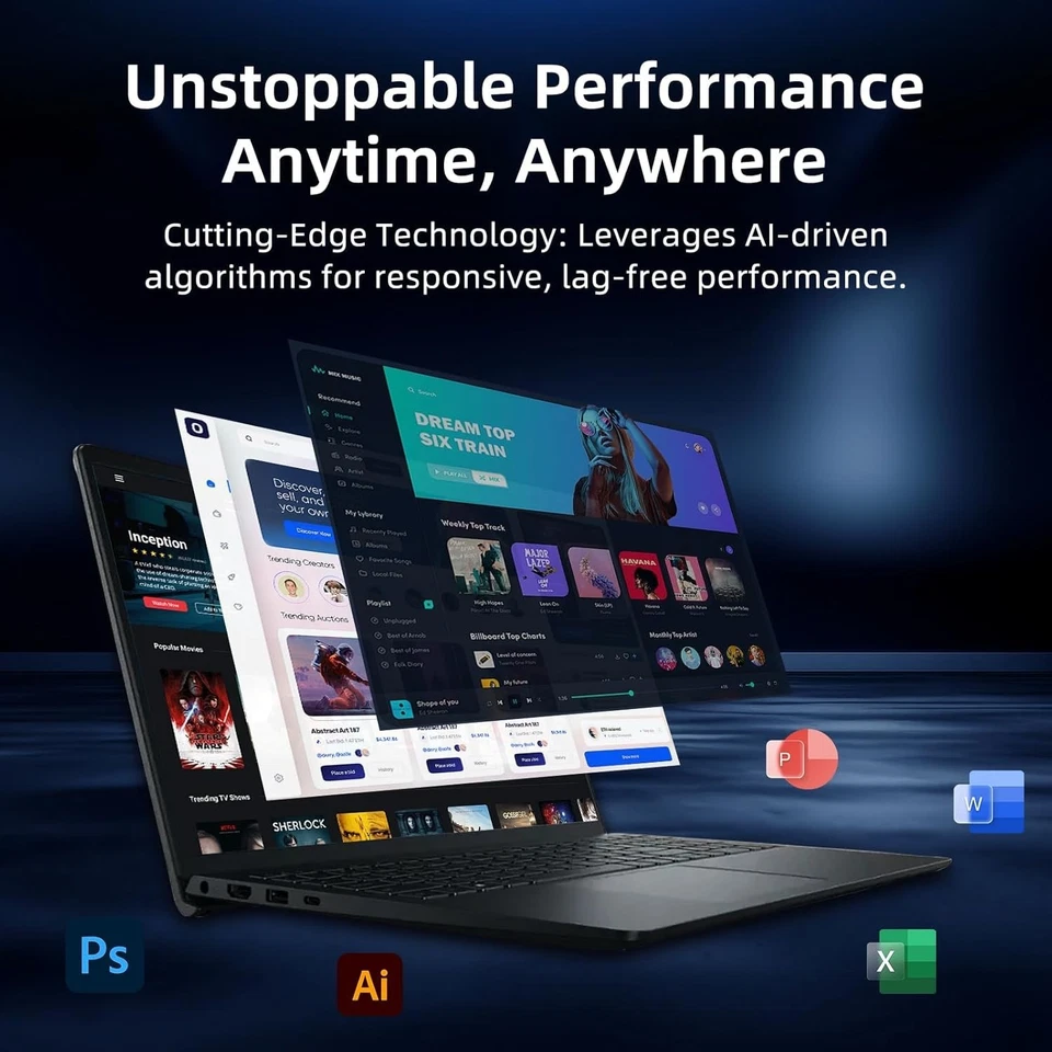 Dell Inspiron 15.6" FHD Touch i5 10-Core Upto 64GB RAM & 2TB SSD OFFICE Lifetime - Image 4 of 4