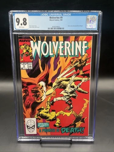 Wolverine #9 (Marvel Comics July 1989) CGC Graded 9.8 White Pages