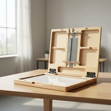 Plein Air Easel Baltic Birch Portable Travel Pochade Box with Palette