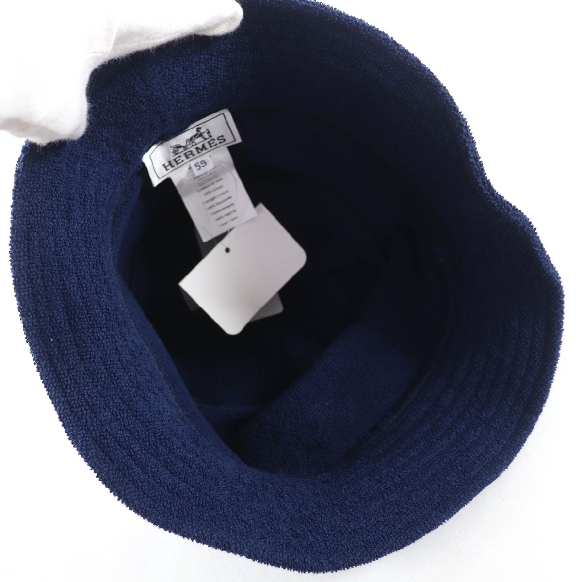 Hermès H logo Embroidered Cotton Bucket Hat XS59 - DUTY FREE | eBay