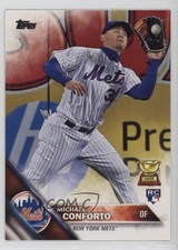 2016 Topps Factory Set Variation Michael Conforto (Catching) #232 s6a
