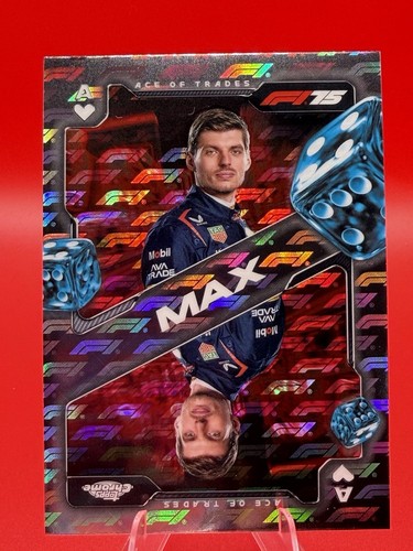 Max Verstappen #SCA-3 2025 Topps Chrome Formula 1 Ace of Trades card