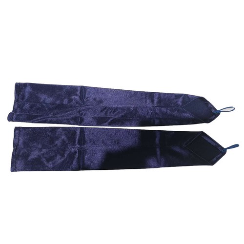 49cm Long Elastic Satin Gloves Hook Finger Long Fingerless Gloves Elbow Length ☊ - Picture 20 of 32