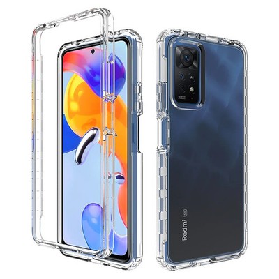  For Redmi Note11Pro 5G foreign version Soft Silicone Transparent PC Back Cover