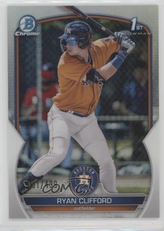 2023 Bowman Chrome Prospects Refractor 81/499 Ryan Clifford #BCP-10 09fy
