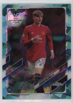 2020 Chrome UEFA Champions League Sapphire Aqua Brandon Williams Rookie RC 13ql