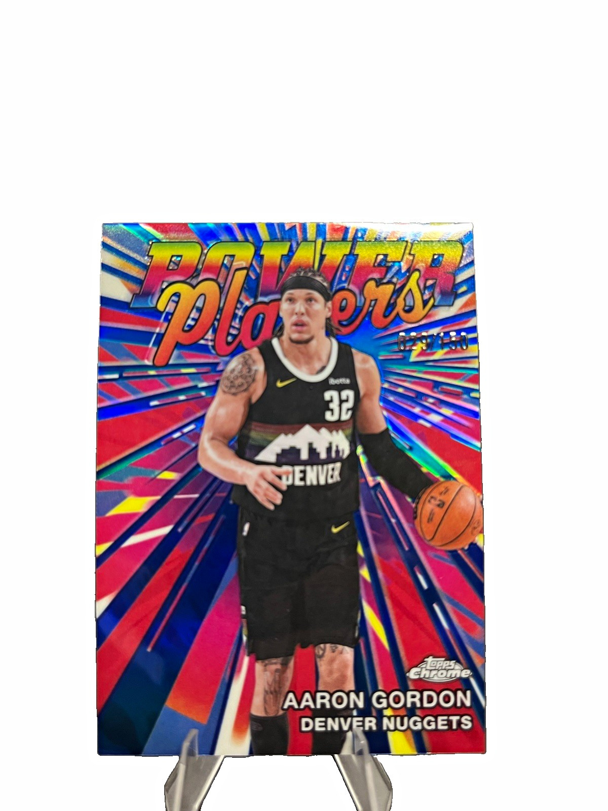 Topps Chrome 2026 Aaron Gordon Nuggets Power Players /150