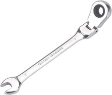 7Mm Metric Flex-Head Ratchet Wrench,Box End Head 72-Tooth Ratcheting Combination