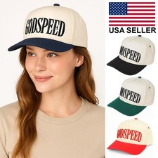 C.C Women GODSPEED Letter Embroidery Snapback Trucker Hat Baseball Cap