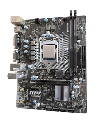 MSI H110M PRO-VD Motherboard LGA1151 W/ Intel Core i3-6100 CPU