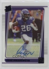 2021 Panini Clearly Donruss Rated Rookie Blue 49/99 Kene Nwangwu #85 Auto 1cz3