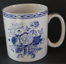 SPODE BLUE ROOM COLLECTION BLUE ROSE 1825 DESIGN CUP / MUG 3¼" (8.5CM)