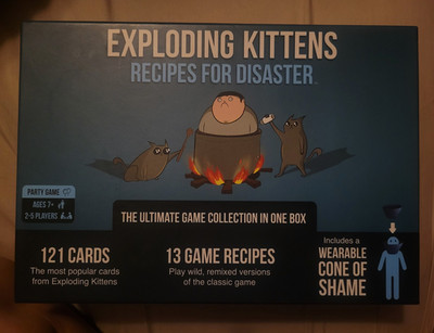 Exploding Kittens Recipes for Disaster Party Card Game Complete, 2-5 Players