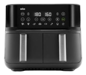 Braun TD 3030I BK Double 8 L Stand-alone 2850 W Hot air fryer Black