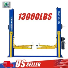 XK 1300 Two Post Auto Car Lift 13,000lb Capacity Symmetric Floor Plate 220V