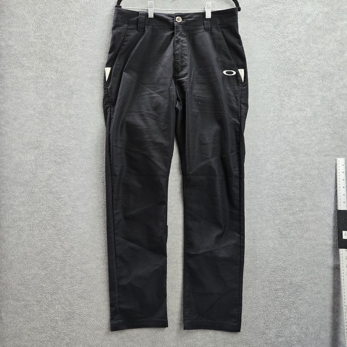 Oakley メタルロゴ　archive pants 32×32 VINTAGE Oakley Men Pants 32W 34L Black Logo Embroidery Golf