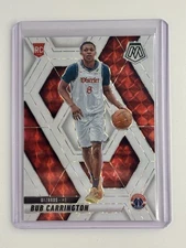 2024-25 Panini Mosaic Bub Carrington RC White /25
