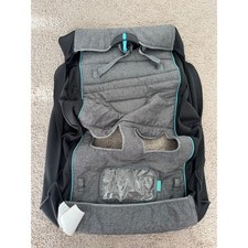 Munchkin Brica GoShop Shopping Cart Cover Gray Teal Padded Seat Cover Baby