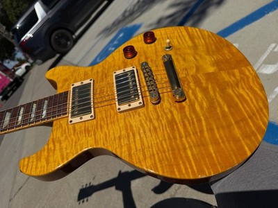 2006 Gibson Les Paul Standard Doublecut DC Plus Amber Flametop YAMANO w repair