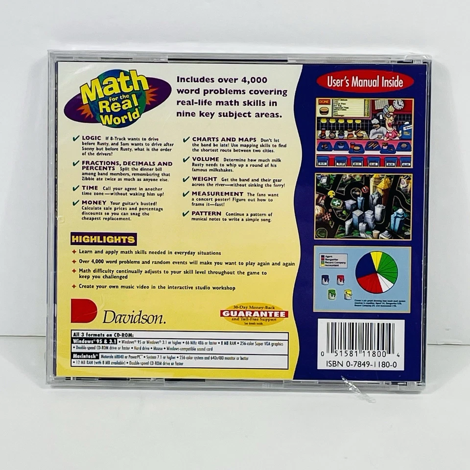 Math for the Real World CD-ROM for Windows and Macintosh - Image 2 of 4